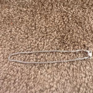 925 Italy sterling silver ankle bracelet